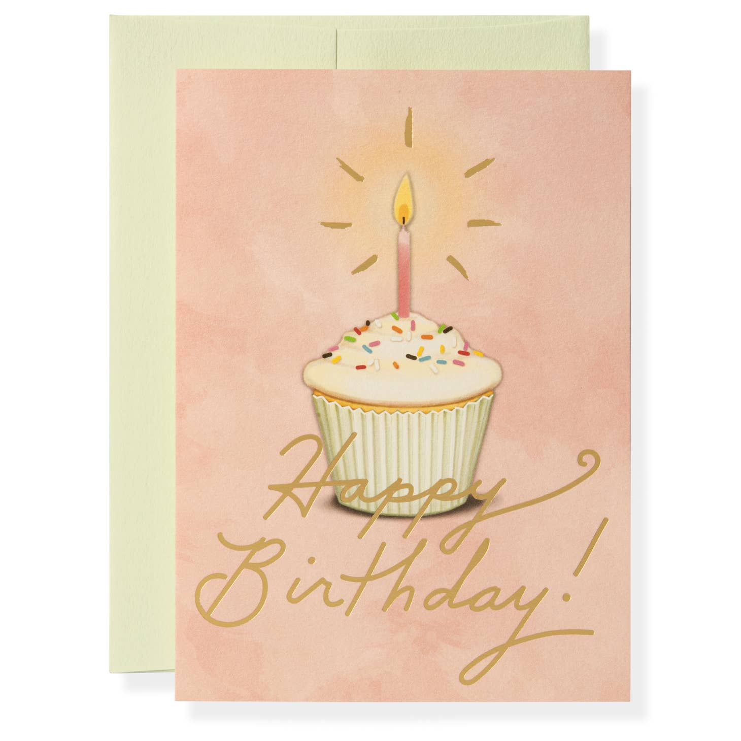 Golden Birthday Card