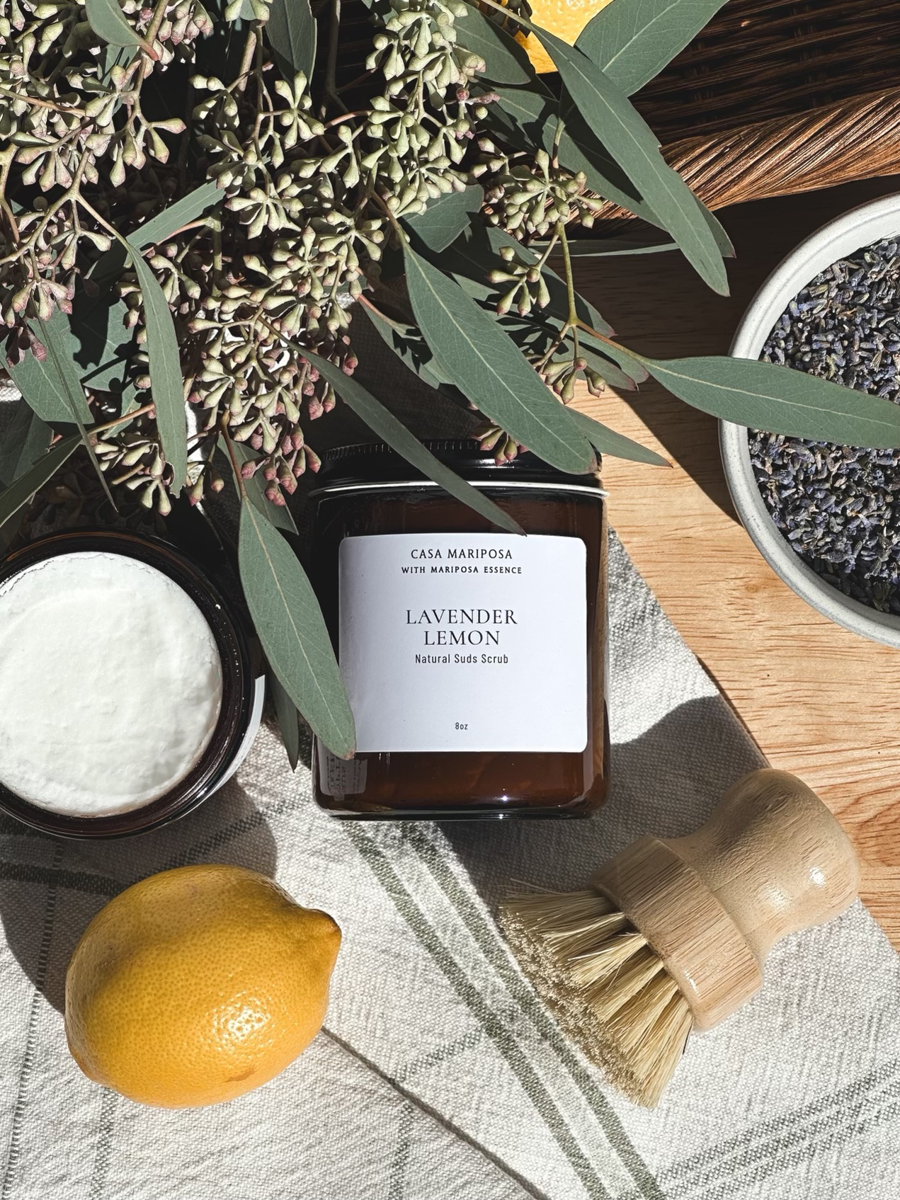 Lavender Lemon Suds Degreaser and Scrub Duo