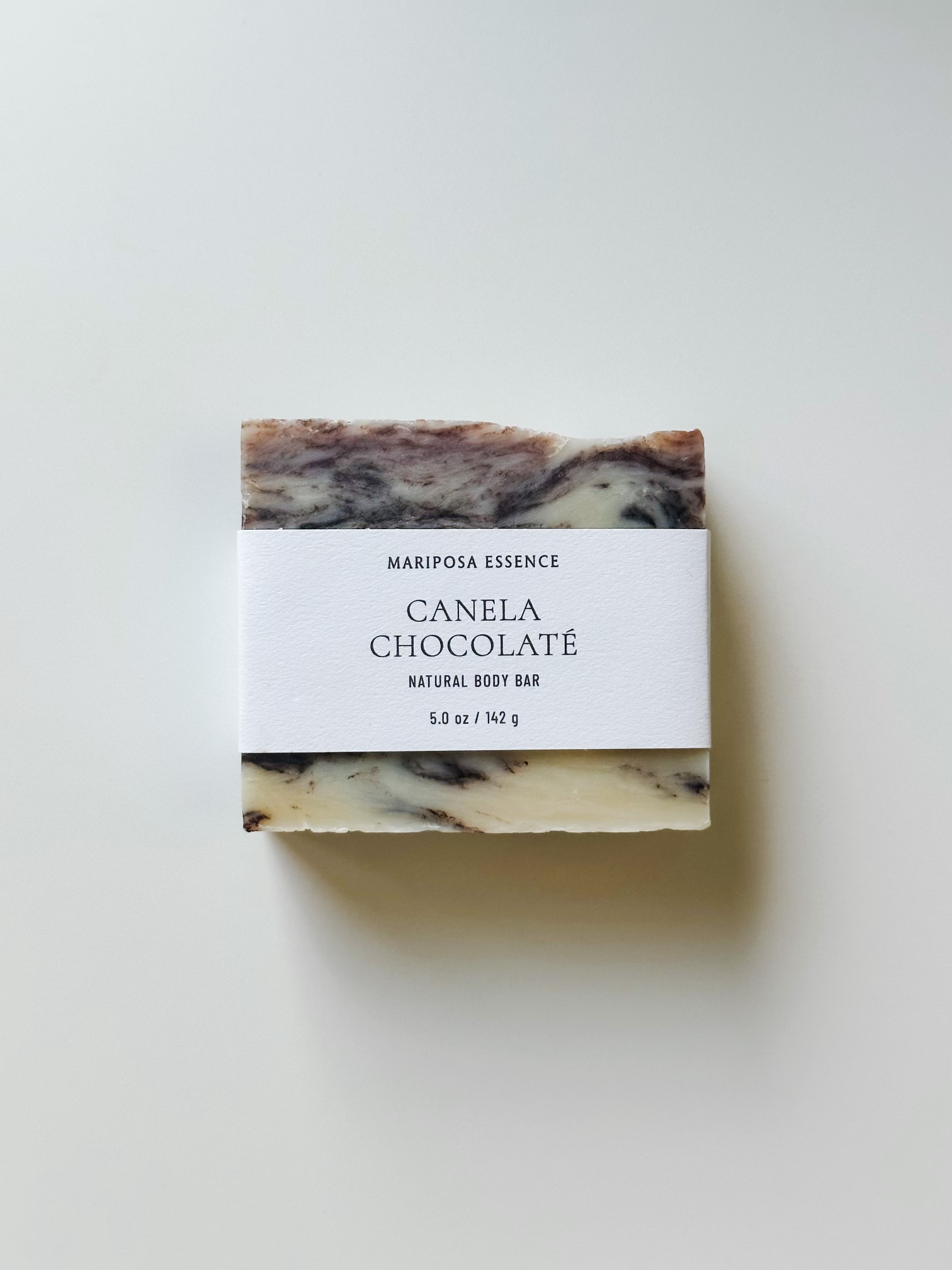 Canela Chocolate body bar marbelized with chocolate