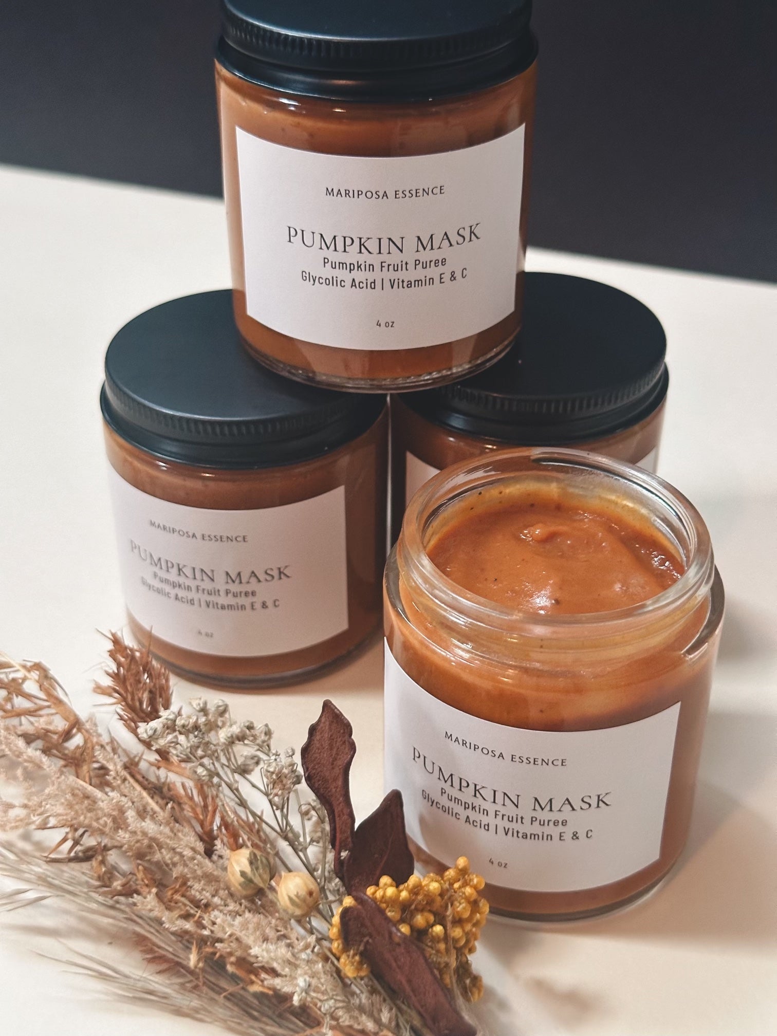 pumpkin mask jars